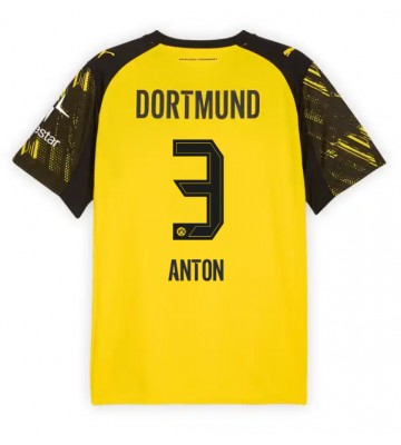 Borussia Dortmund Waldemar Anton #3 Hjemmebanetrøje 2025-26 Kortærmet